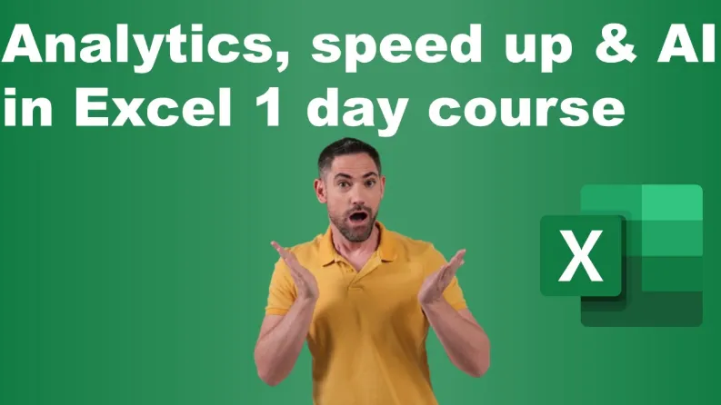 Analytics, Speed Up & AI in Excel image